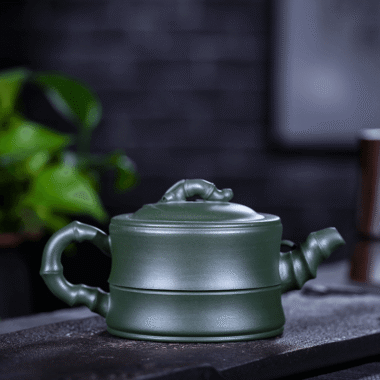 Yixing Zisha Teapot [Bamboo] (Lu Ni – 250ml)
