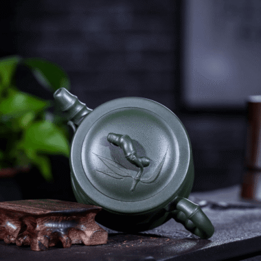 Yixing Zisha Teapot [Bamboo] (Lu Ni – 250ml)