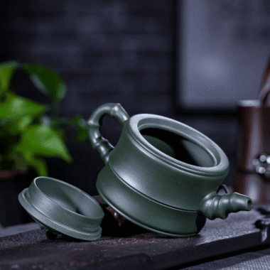Yixing Zisha Teapot [Bamboo] (Lu Ni – 250ml)