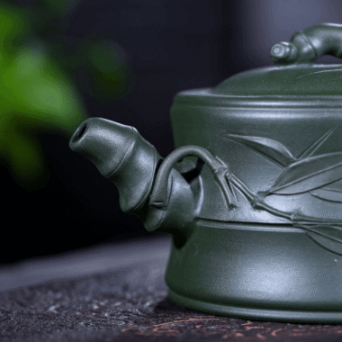 Yixing Zisha Teapot [Bamboo] (Lu Ni – 250ml)
