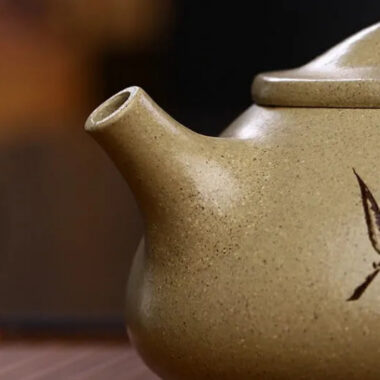Yixing Zisha Teapot [Bamboo Shi Piao] (Yu Sha Duan – 340ml)