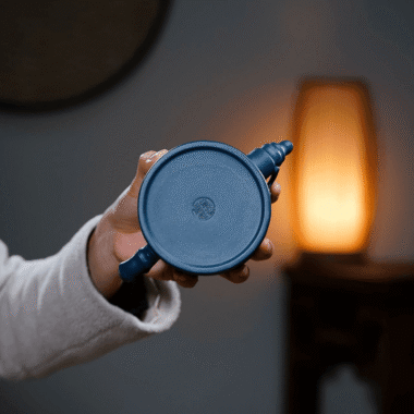 Yixing Zisha Teapot [Bamboo] (Tian Qing Ni – 320ml)