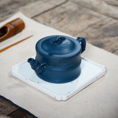 Yixing Zisha Teapot [Bamboo] (Tian Qing Ni – 320ml)