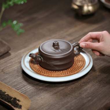 Yixing Zisha Teapot [Bamboo] (Zi Ni – 240ml)