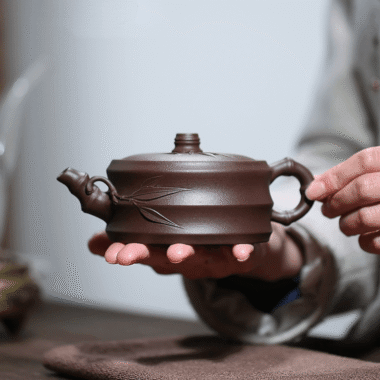 Yixing Zisha Teapot [Bamboo] (Zi Ni – 240ml)