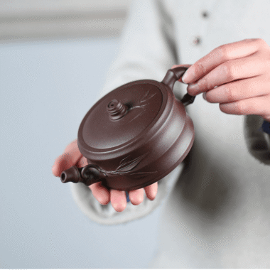Yixing Zisha Teapot [Bamboo] (Zi Ni – 240ml)
