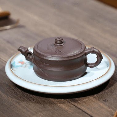 Yixing Zisha Teapot [Bamboo] (Zi Ni – 240ml)