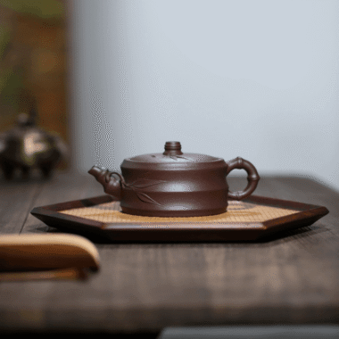 Yixing Zisha Teapot [Bamboo] (Zi Ni – 240ml)