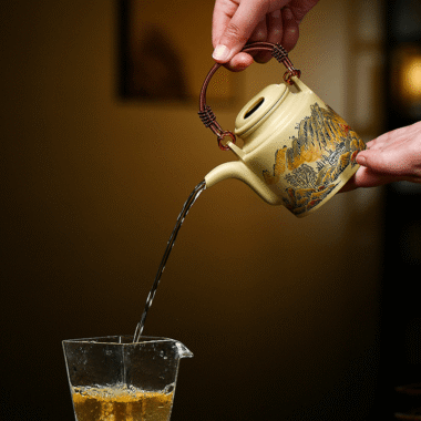 Yixing Zisha Teapot [Barrel] (Lu Ni – 300ml)