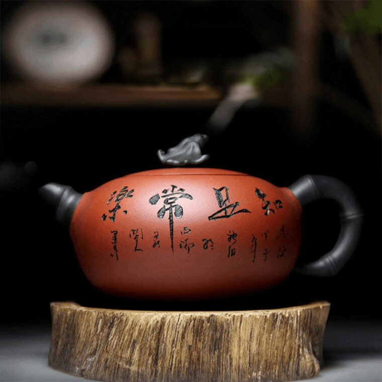 Yixing Zisha Teapot [Blessing] (Qing Shui Ni – 340ml)