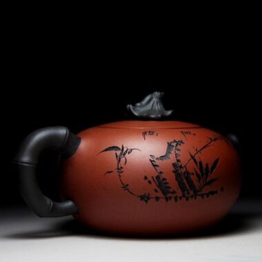 Yixing Zisha Teapot [Blessing] (Qing Shui Ni – 340ml)