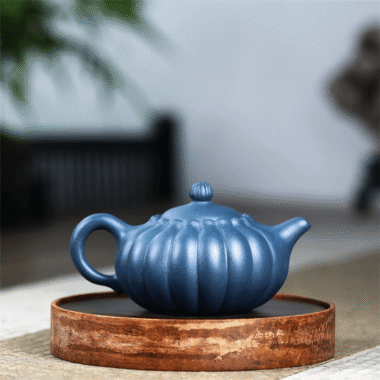 Yixing Zisha Teapot [Chrysanthemum Pot] (Tian Qing Ni – 200ml)