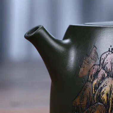 Yixing Zisha Teapot [Da Han Duo] (Lu Ni – 460ml)