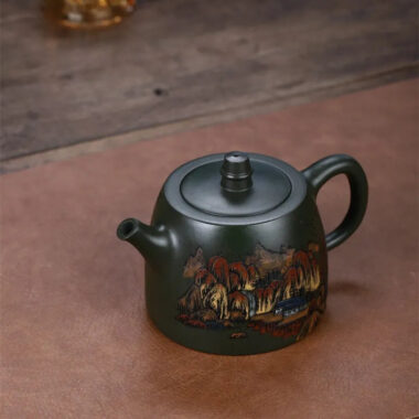 Yixing Zisha Teapot [Da Han Duo] (Lu Ni – 460ml)
