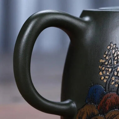 Yixing Zisha Teapot [Da Han Duo] (Lu Ni – 460ml)