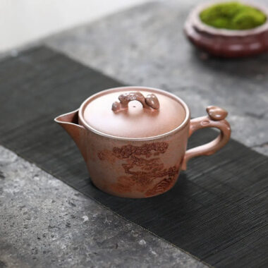Yixing Zisha Teapot [Dakou Ting Song] (Hight Temperature Duan Ni – 310ml)
