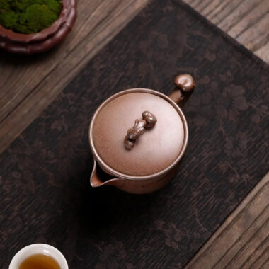 Yixing Zisha Teapot [Dakou Ting Song] (Hight Temperature Duan Ni – 310ml)