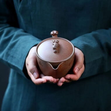 Yixing Zisha Teapot [Dakou Ting Song] (Hight Temperature Duan Ni – 310ml)