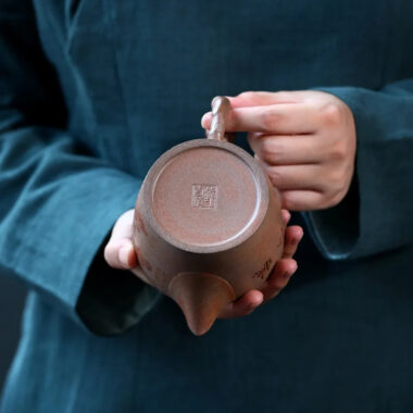 Yixing Zisha Teapot [Dakou Ting Song] (Hight Temperature Duan Ni – 310ml)