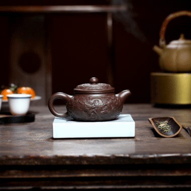 Yixing Zisha Teapot [Dragon Antique] (Zi Ni – 310ml)