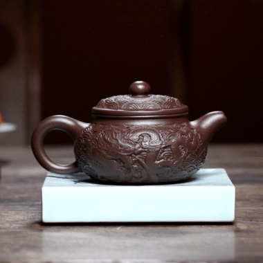 Yixing Zisha Teapot [Dragon Antique] (Zi Ni – 310ml)