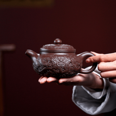 Yixing Zisha Teapot [Dragon Antique] (Zi Ni – 310ml)