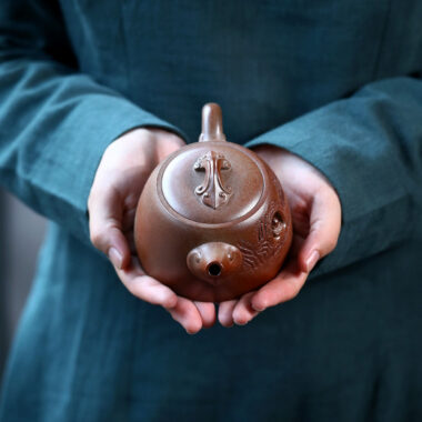 Yixing Zisha Teapot [Dunwu Damo] (High Temperature Duan Ni – 295ml)
