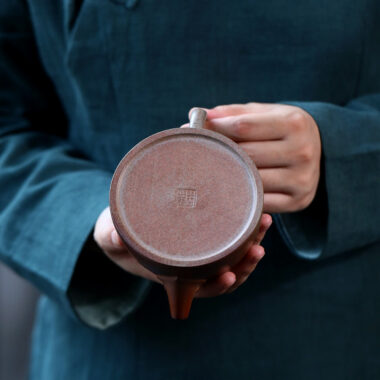 Yixing Zisha Teapot [Dunwu Damo] (High Temperature Duan Ni – 295ml)
