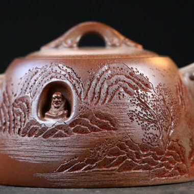 Yixing Zisha Teapot [Dunwu Damo] (High Temperature Duan Ni – 295ml)