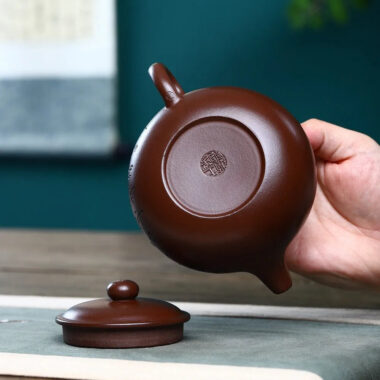 Yixing Zisha Teapot [Fanggu Pot] (Lao Zi Ni – 330ml)