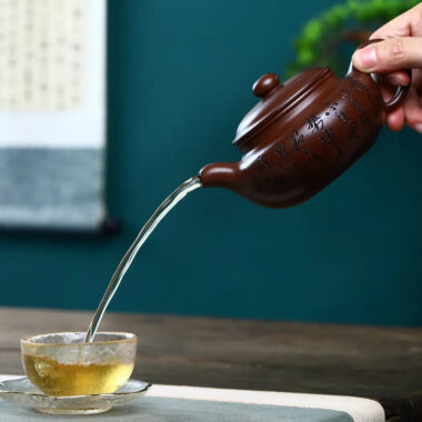 Yixing Zisha Teapot [Fanggu Pot] (Lao Zi Ni – 330ml)