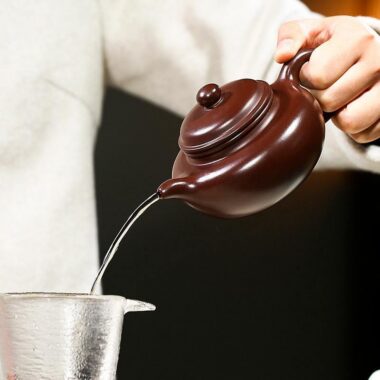 Yixing Zisha Teapot [Fanggu Pot] (Zi Zhu Ni – 240ml)