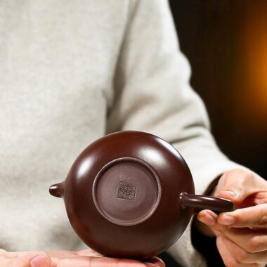 Yixing Zisha Teapot [Fanggu Pot] (Zi Zhu Ni – 240ml)