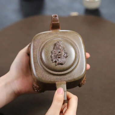 Yixing Zisha Teapot [Four Legs Dragon] (Duan Ni Firewood Firing – 400ml)