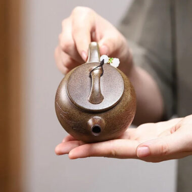 Yixing Zisha Teapot [Fu Yuan] (Duan Ni Firewood Firing – 180ml)