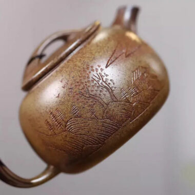 Yixing Zisha Teapot [Fu Yuan] (Duan Ni Firewood Firing – 180ml)