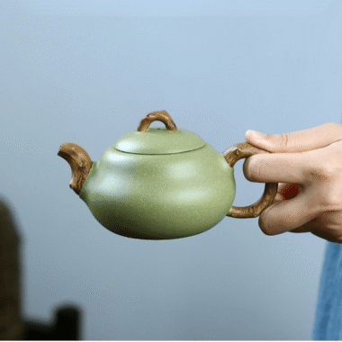 Yixing Zisha Teapot [Gourd] (Douqing Sha/Jiao Ni – 240ml)