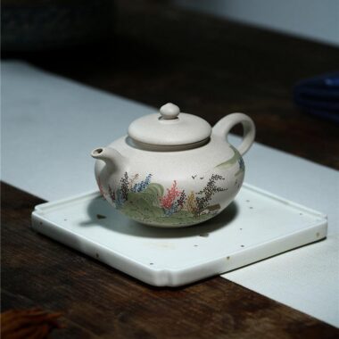 Yixing Zisha Teapot [Graceful] (Bai Duan Ni – 270ml)