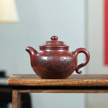 Yixing Zisha Teapot [Gu Yun Lotus Seed] (Long Xue Sha – 420ml)