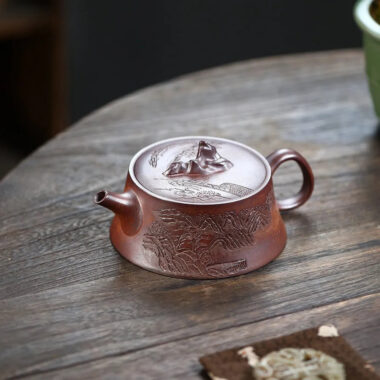 Yixing Zisha Teapot [Guan Shan] (High Temperature Duan Ni – 230ml)