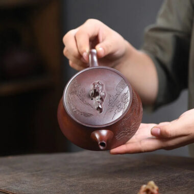Yixing Zisha Teapot [Guan Shan] (High Temperature Duan Ni – 230ml)