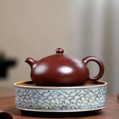 Yixing Zisha Teapot [Half Moon Pot] (Lao Zi Ni – 325ml)