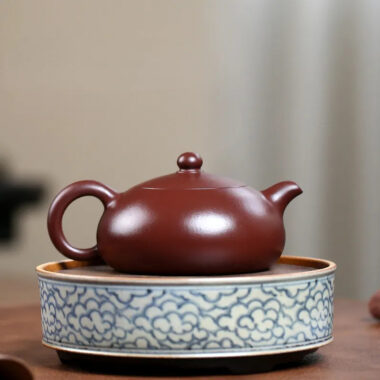 Yixing Zisha Teapot [Half Moon Pot] (Lao Zi Ni – 325ml)