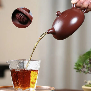 Yixing Zisha Teapot [Half Moon Pot] (Lao Zi Ni – 325ml)