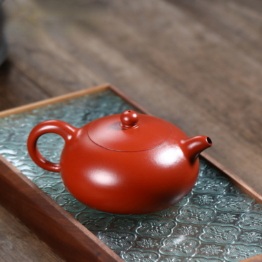 Yixing Zisha Teapot [Half Moon Pot] (Zhu Ni – 280ml)