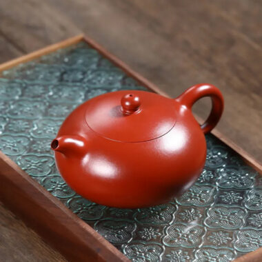 Yixing Zisha Teapot [Half Moon Pot] (Zhu Ni – 280ml)