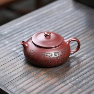 Yixing Zisha Teapot [Han Jiang] (Long Xue Sha – 240ml)