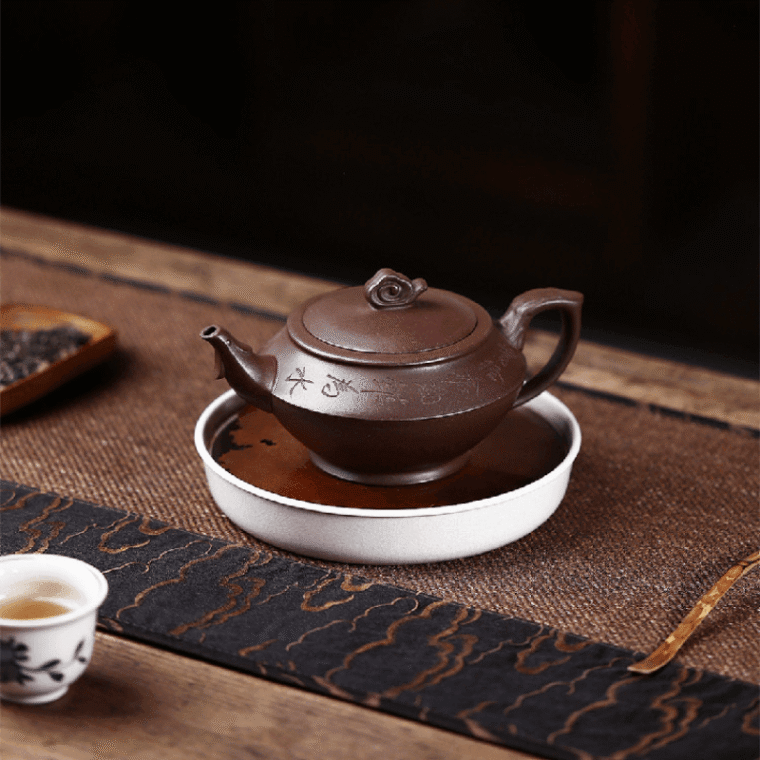 Yixing Zisha Teapot [Han Yun Pot] (Zi Ni – 280ml)