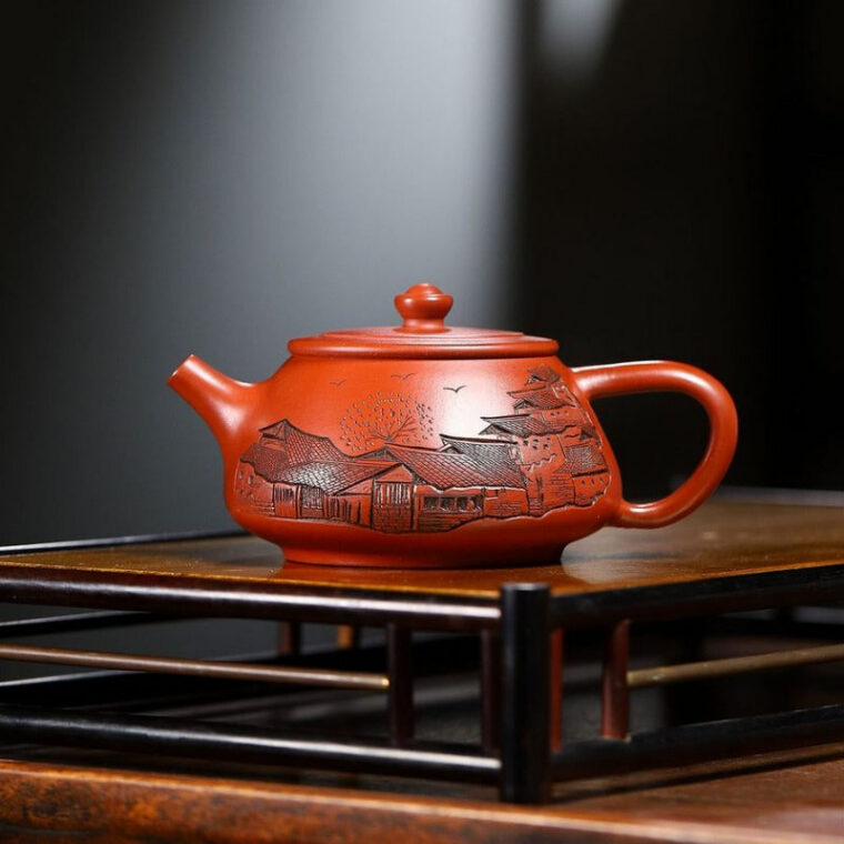Yixing Zisha Teapot [Jiangnan Shi Piao] (Dahongpao – 230ml)