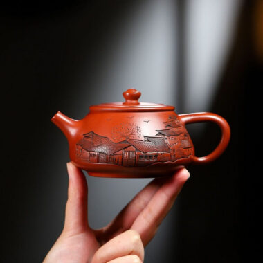 Yixing Zisha Teapot [Jiangnan Shi Piao] (Dahongpao – 230ml)